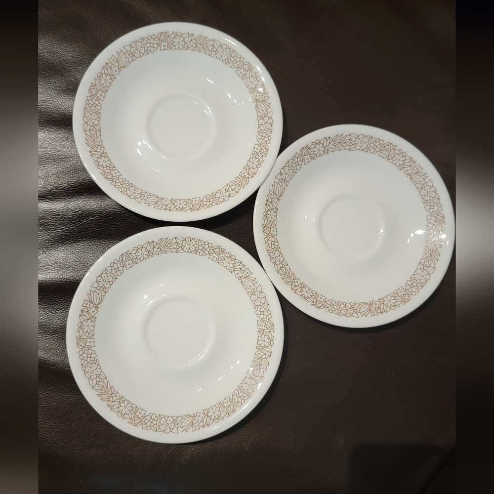 Corelle Woodland Saucer-Vintage 1970's-1980's